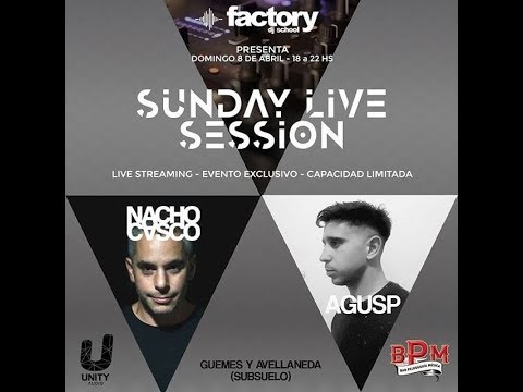 Factory DJ School presenta sunday sessions  #1 - AGUSP