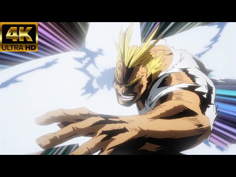 All Might vs Nomu 4K - My Hero Academia EP 12