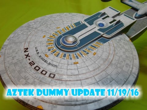 Aztek Dummy Update 11/19/16 - Finishing the Excelsior