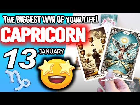 Capricorn ♑️It’s COMING❗🤩The BIGGEST WIN OF your life❗💸 horoscope for today JANUARY 13 2026 ♑️ tarot
