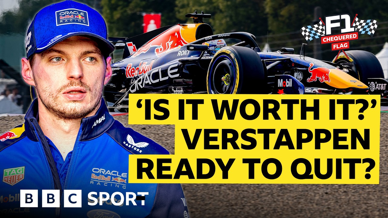 Verstappen Confirms He Is Weighing F1 Exit at Season's End