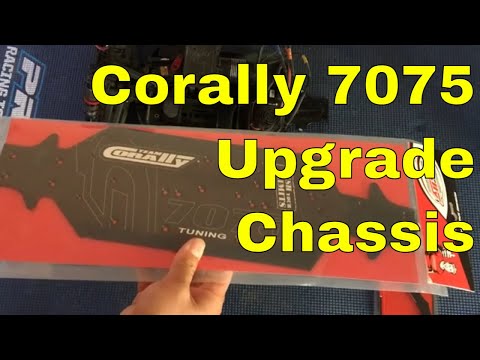 Team Corally 1/8 Swiss Made 7075 T6 Upgrade Chassis - Dementor, Radix, Python, Jambo