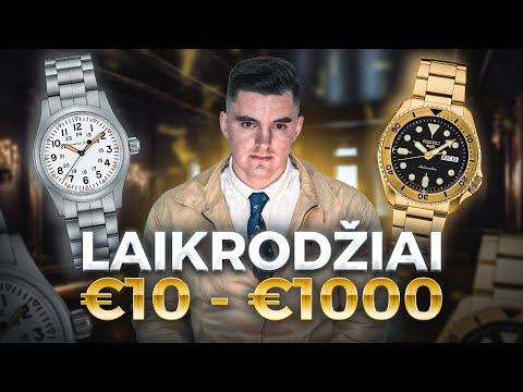 Geriausi laikrodžiai iki €1000 – stilius, kokybė ir vertė viename