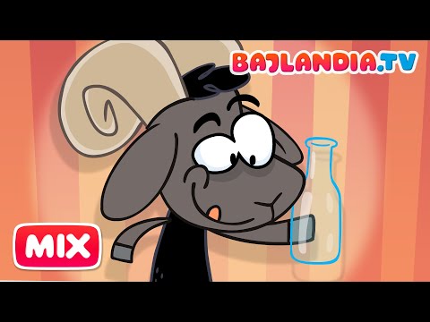 MIX Czarny Baranie - Piosenki Dla Dzieci - 1 GODZINA - Bajlandia TV - Teledyski Dla Dzieci