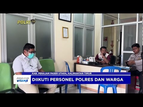 POLRES PPU GELAR BAKTI KESEHATAN DONOR DARAH JELANG HARI BHAYANGKARA