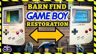 Restoring a Barn Find Original Nintendo Gameboy DMG-01- IPS Screen Upgrade & Complete Overhaul!
