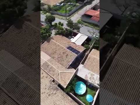 Energia Solar em Esmeraldas: 260 kWh/mês com Painéis Bifaciais #Shorts