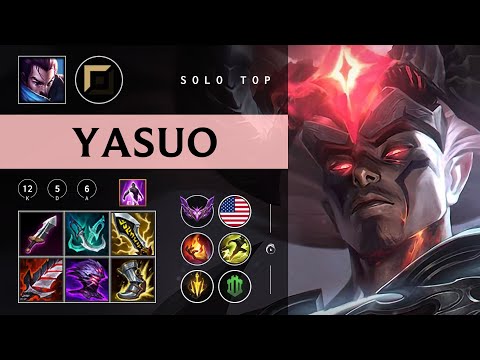 Yasuo Top vs Fiora - NA Master Patch 26.01