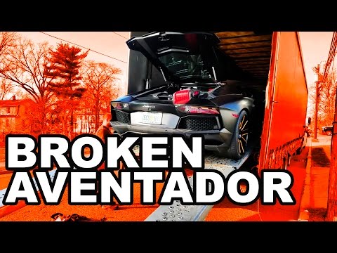 When Cars Break - Lamborghini Aventador