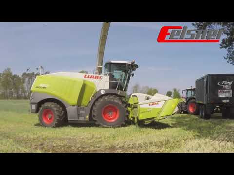 ELSNER - koszenie żyta na GPS