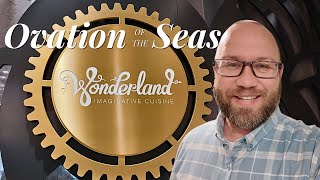 Wonderland on a Cruise Ship?! I Followed the White Rabbit to Dinner | Ovation of the Seas
