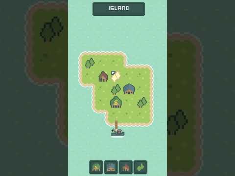 Micro citybuilding mechanic for my pixelart fishing game