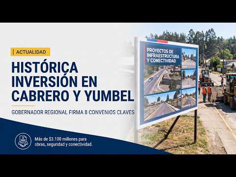¡Histórica inversión en Biobío! Los detalles de los millonarios convenios para Cabrero y Yumbel