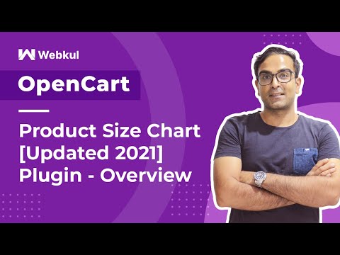 OpenCart Product Size Chart Plugin -  Overview