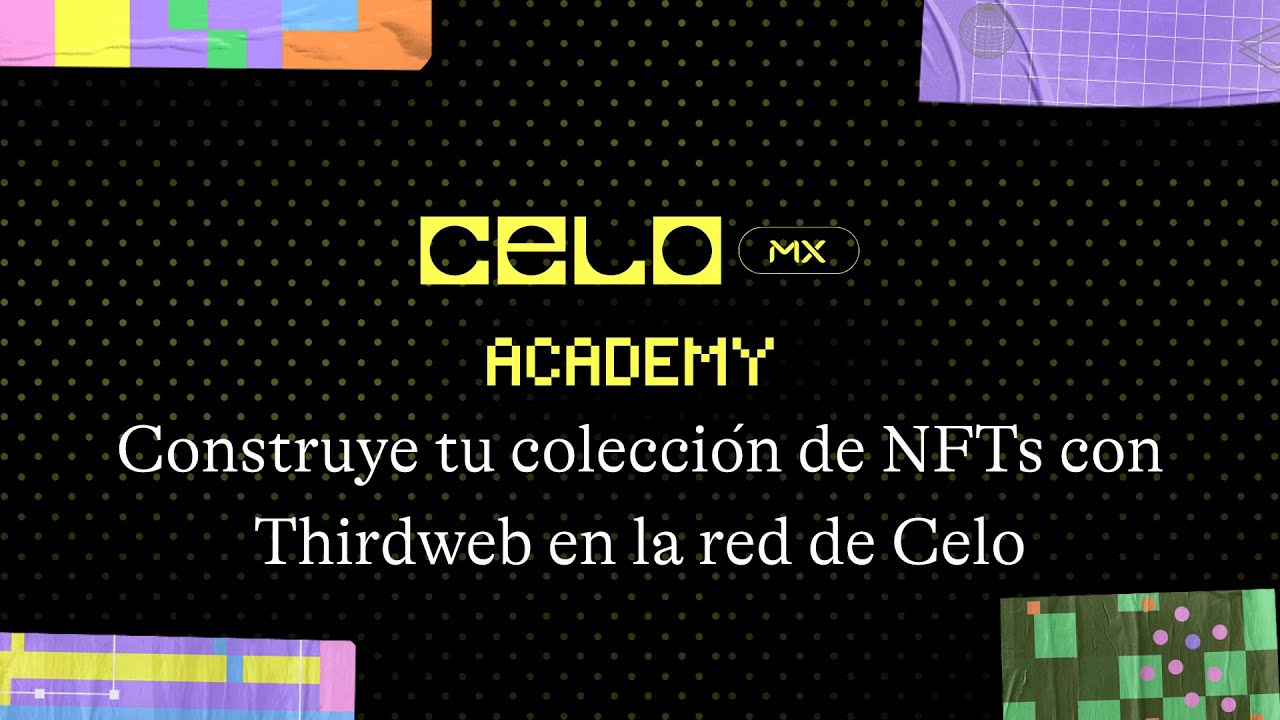Vista previa de Construye tu colección de NFTs con Thirweb en la red de Celo