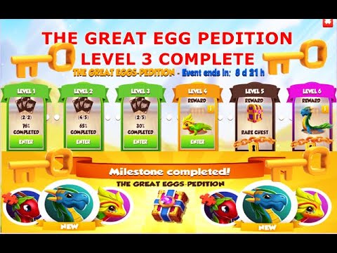 The Great Eggs Pedition Event-Dragon Mania legends | Level 3 Complete | Hero Challenge Event