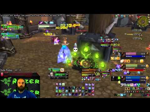Bajheera - 2400+ Unholy DK SHADOWCLEAVE vs Ret/Hunt/Shaman 3v3 Arena