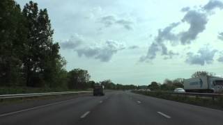 preview picture of video 'Driving On The M5 Motorway From Taunton Deane Services To M5 Motorway J31 Plymouth A38, England'