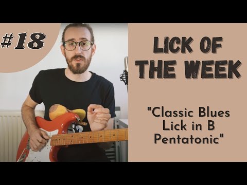 Lick of the Week -  Classic Blues Lick in B Pentatonic | Vintage Guitar Nerds