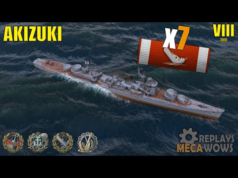 Akizuki 7 Kills & 172k Damage | World of Warships Gameplay