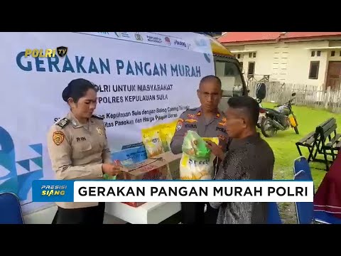 POLRES KEPULAUAN SULA LAKSANAKAN GERAKAN PANGAN MURAH