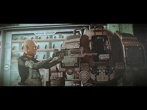 Wyatt Brain | Fight With Deathshead's Prototype Robot | Wolfenstein The New Order