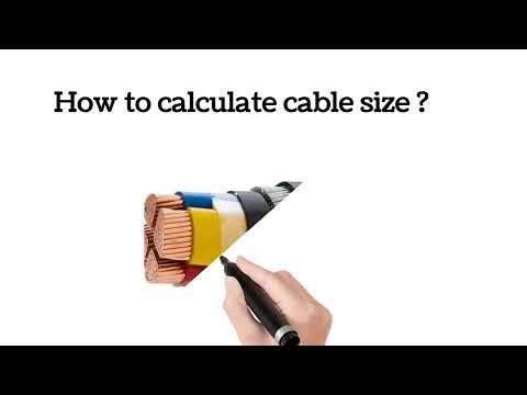 How to calculate cable size in 3 phase circuits