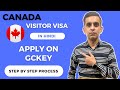 How to Apply Canada Visitor Visa on GCKey | Full Process | Step by Step |