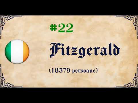 50 Cele mai comune nume de familie: Irlanda