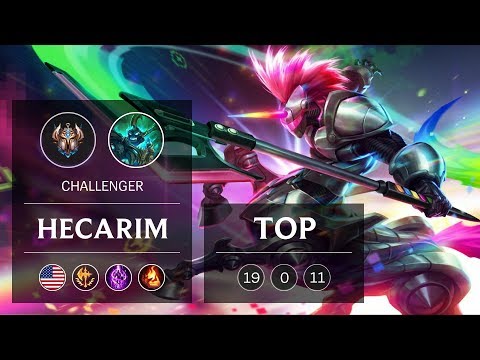 Hecarim Top vs Kennen - NA Challenger Patch 9.1