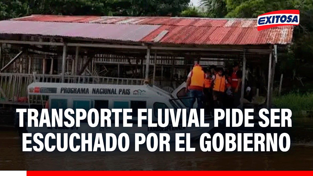 🔴🔵 Transporte fluvial suspende temporalmente paro y pide al Gobierno atender alza del combustible