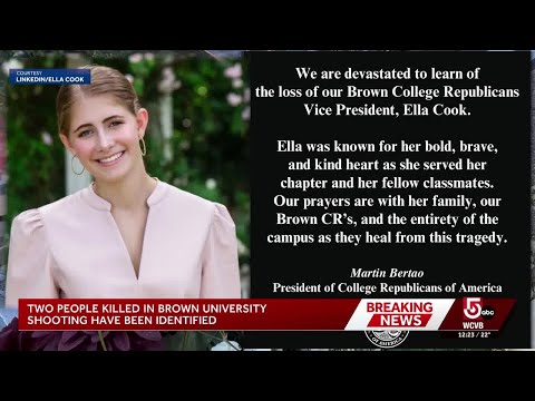 Students killed in Brown University shooting identified