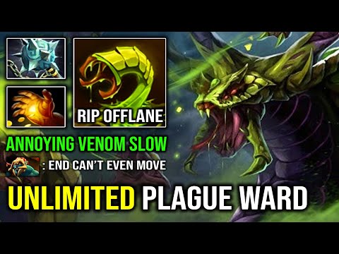 NEW Venomancer Offlane Guide | EZ Passive Farm Midas Annoying Plague Ward Slow Dota 2