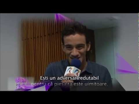 Gianluca îl susține pe Cezar la Eurovision