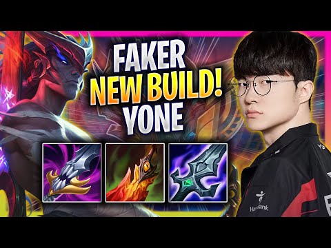 FAKER TRIES NEW YONE BUILD IN KOREA SOLOQ! - T1 Faker Plays Yone MID vs Akali! | Season 2025