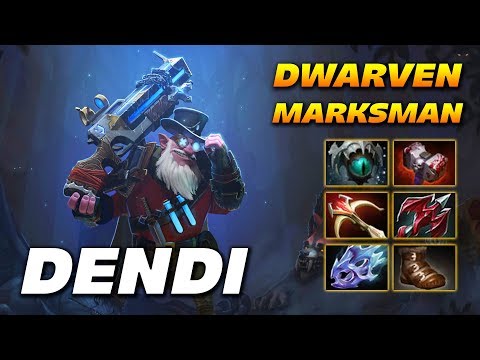 DENDI SNIPER - DWARVEN MARKSMAN - Dota 2 Pro Gameplay