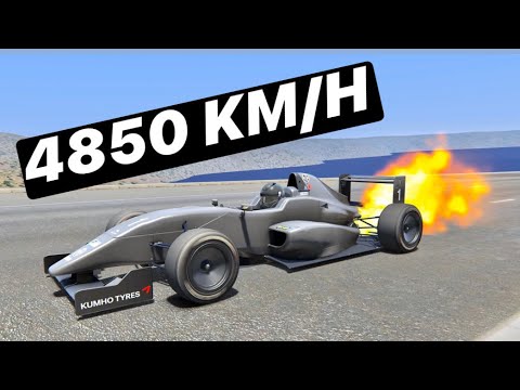 Formula Jet Engine 4850 KM/H Speed Record - Drag Race 20 KM