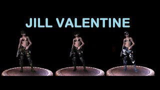 Tres Reskins para Jill Valentine Desert Bikini Style