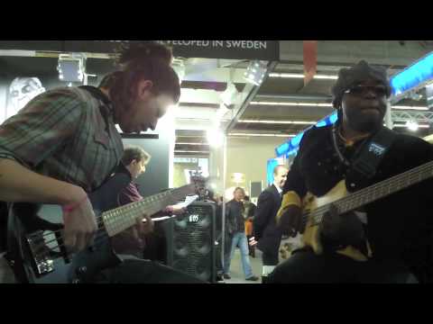 Swaeli & Etienne Mbappé at MusikMesse 2013