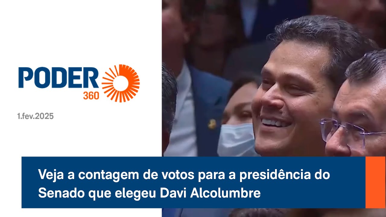 Veja a contagem de votos para a presidência do Senado que elegeu Davi Alcolumbre