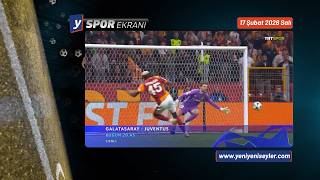 Spor Ekranı / Şampiyonlar Ligi - TV Canlı Yayın Programı (17 Şubat 202