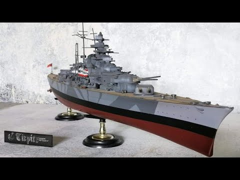 Tamiya German Battleship Bismarck 1/350