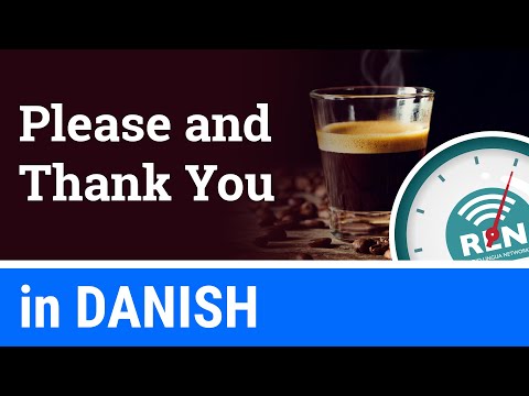 How to say Please and Thank You in Danish - One Minute Danish Lesson 2