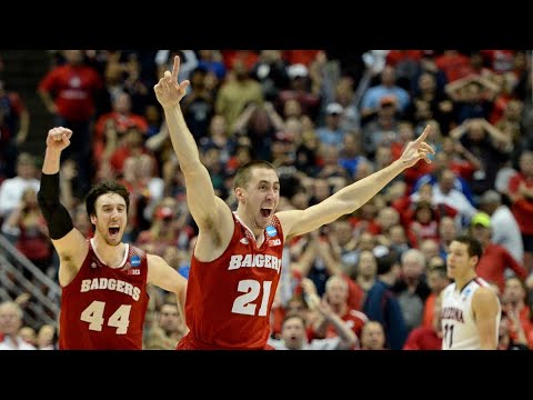 Wisconsin vs. Arizona "Badgers Advance In OT Classic" (2014 Elite Eight) Wisconsin BB Classics