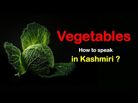 Learn Kashmiri | Vegetables in Kashmiri |  Learn Kashmiri with Arihant