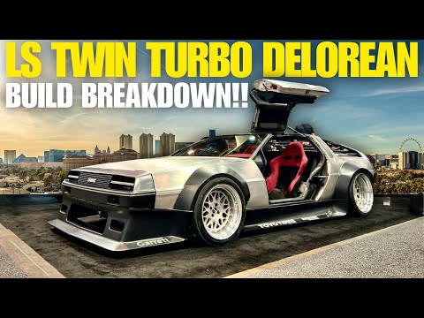 CRAZY LS TWIN TURBO DELOREAN - BEST IN THE WORLD! | SEMA 2023