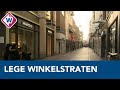 Lege winkelstraten in de regio vanwege de harde lockdown - OMROEP WEST