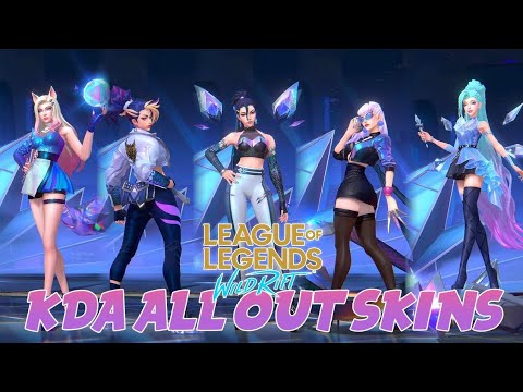 ALL NEW K/DA ALL-OUT 2020 SKINS | LOL WILD RIFT