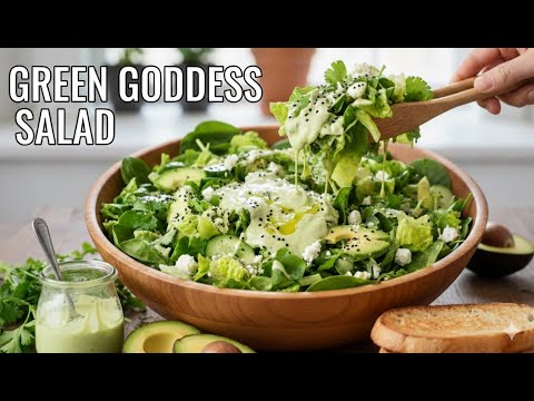 Green Goddess Salad | Viral TikTok Green Goddess Salad Recipe