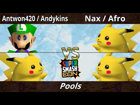SSC 2022 - Nax & Afro Vs. Antwon420 & Andykins - SSB64 Smash Bros Tournament